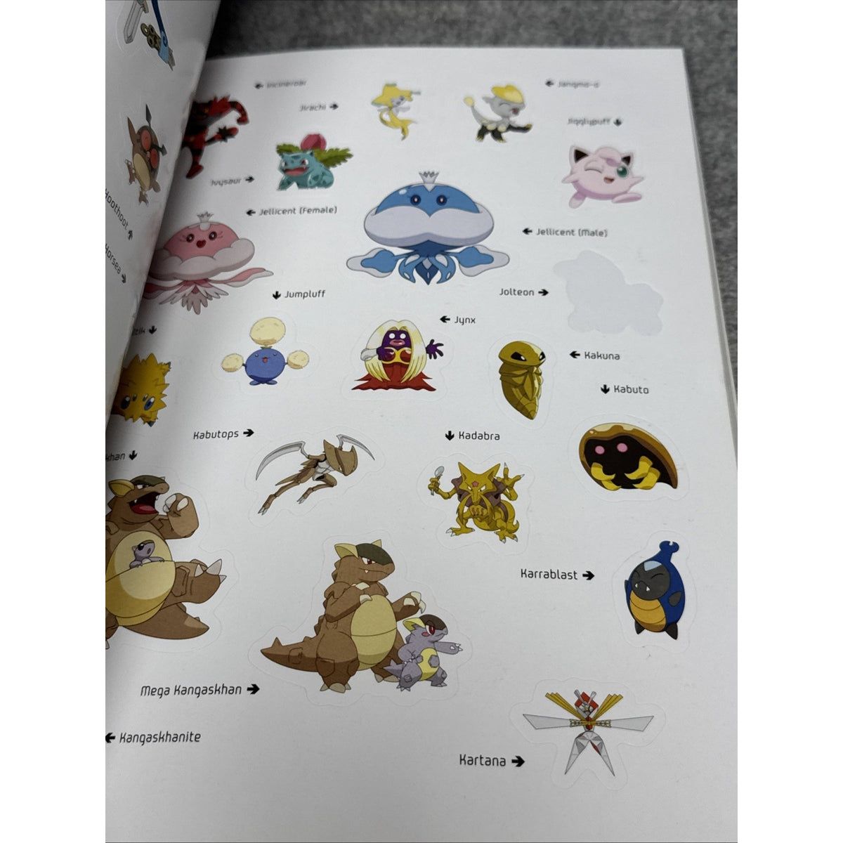 Pokémon Epic Sticker Collection: from Kanto to Alola by Pikachu Pikachu Press...
