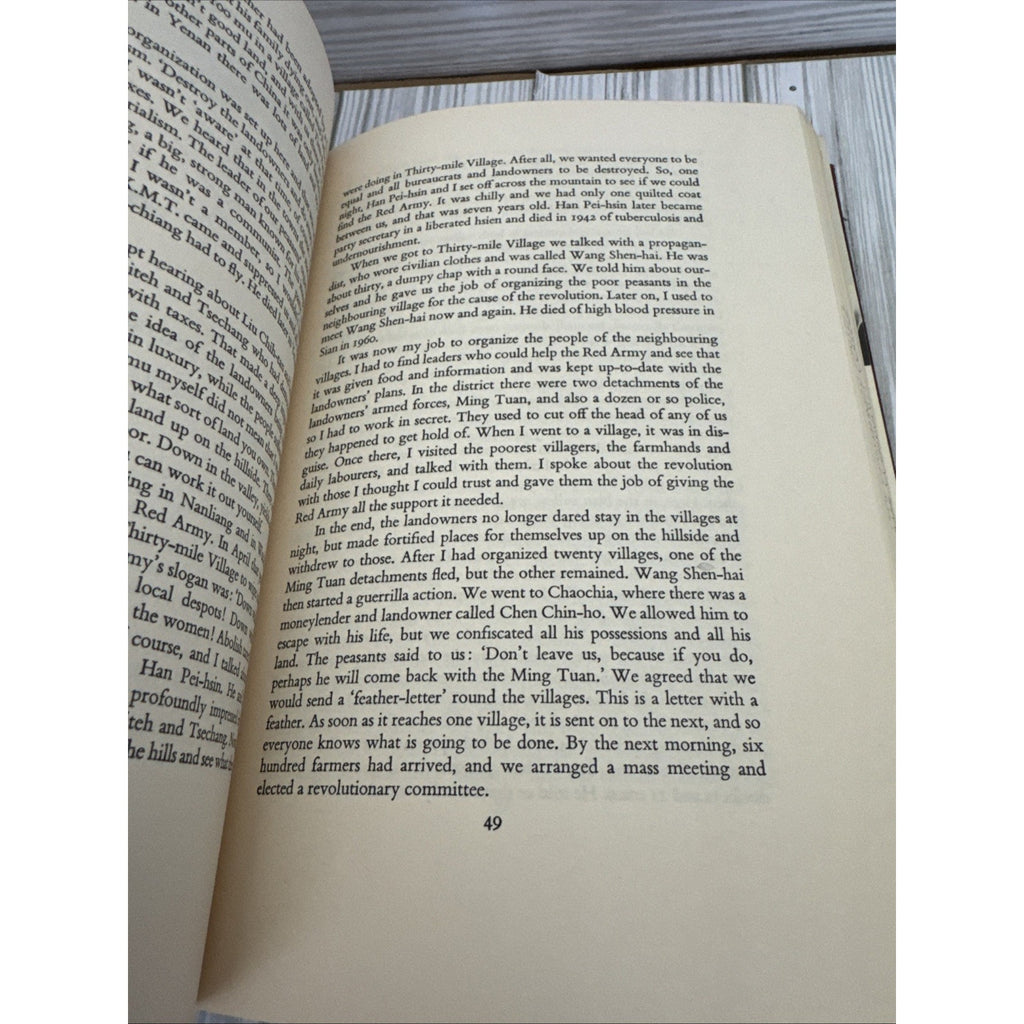 Report from a Chinese Village Hardcover Jan Myrdal