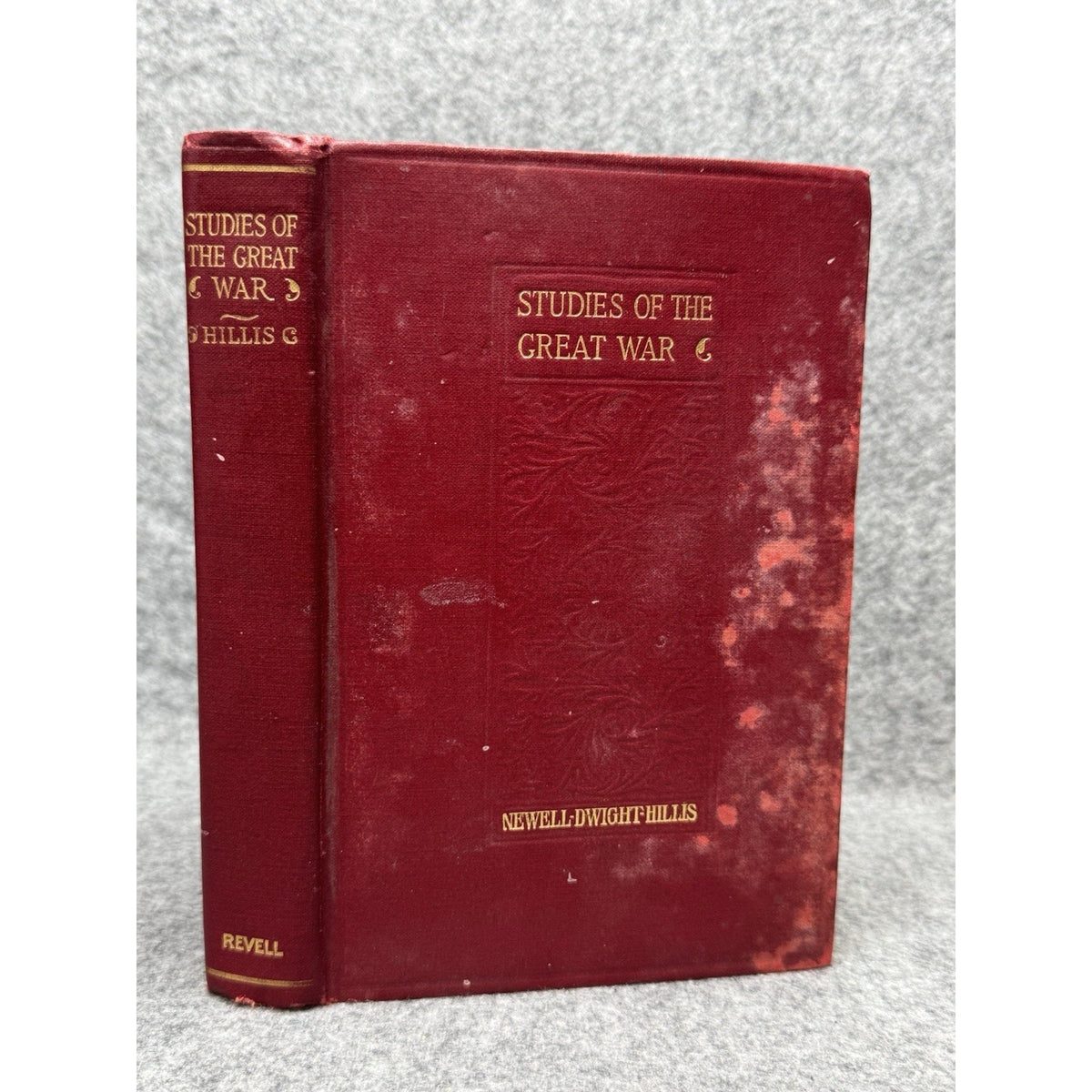 1915 Studies of the Great War Newell Dwight Hillis Hardcover Revell