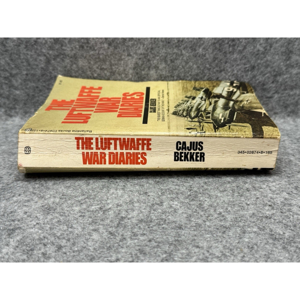 The Luftwaffe War Diaries Cajus Bekker 1972 WWII German Air Force Paperback