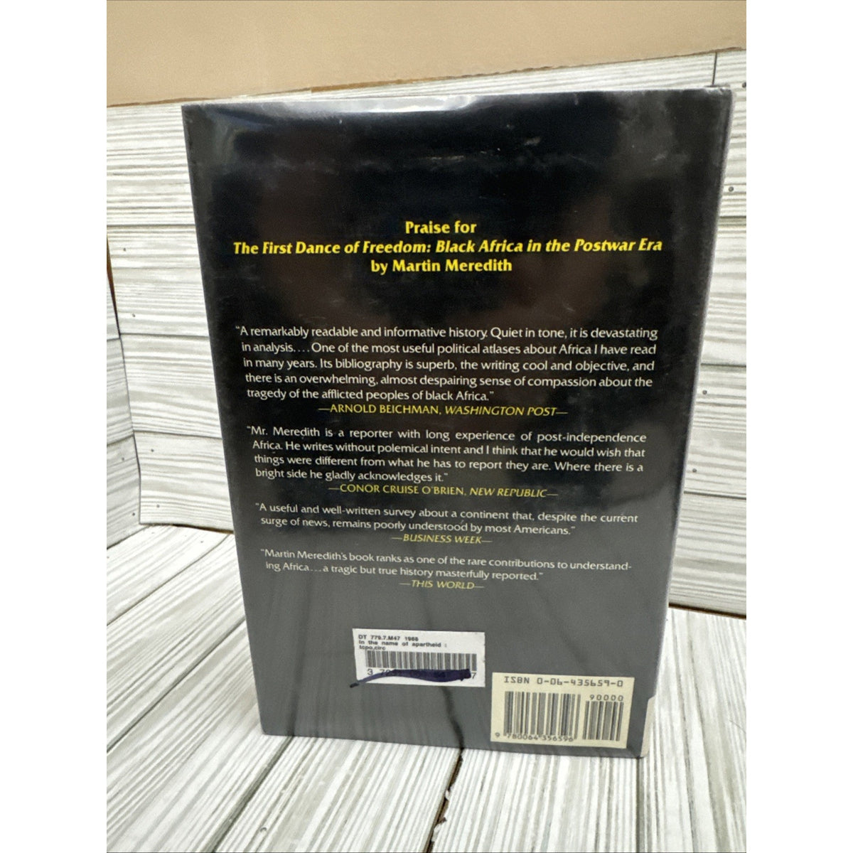 In the Name of Apartheid : South Africa in the Postwar Era by Martin Meredith...
