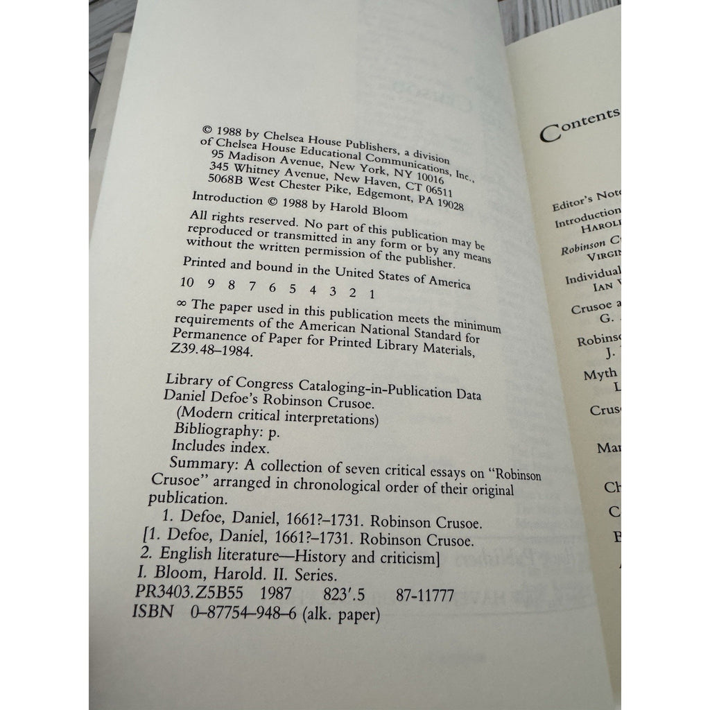 Daniel Defoe's Robinson Crusoe (Bloom's Modern Critical) by Harold Bloom