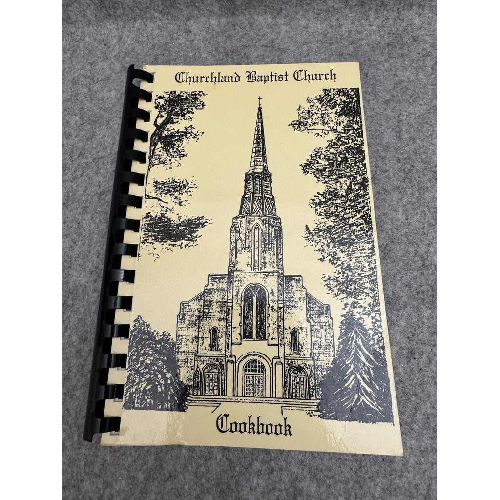 Churchland Baptist Church Cookbook 1996 2nd Printing Chesapeake VA Spiral