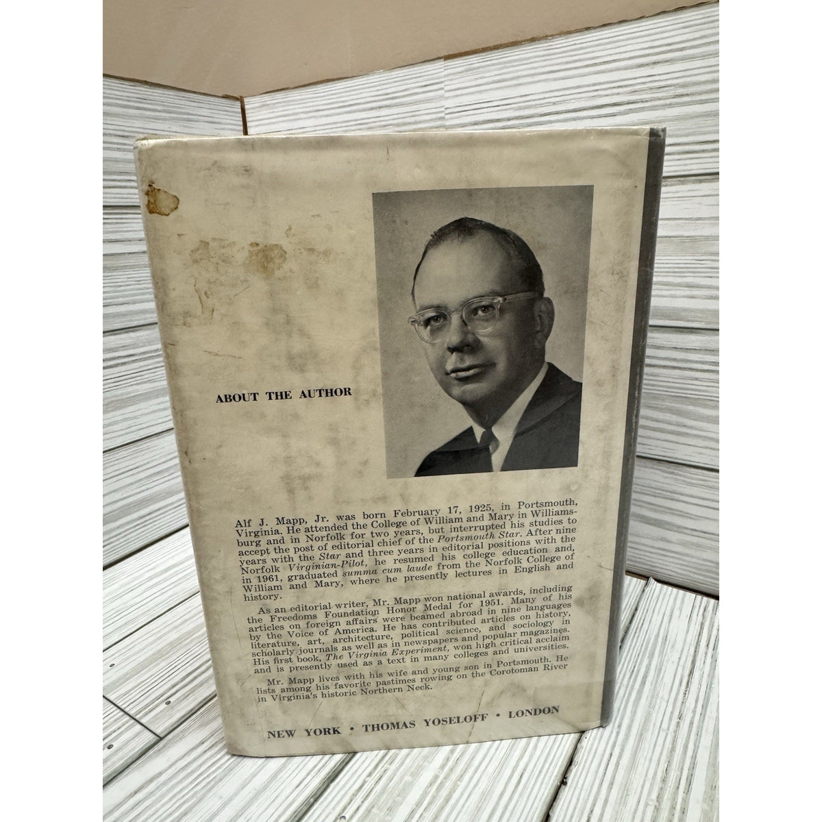 Frock Coats and Epaulets Alf J Mapp Jr 1963 HC/DJ Civil War