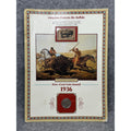 1936 Buffalo Nickel 1970 Wildlife Conservation Stamp Historical Display