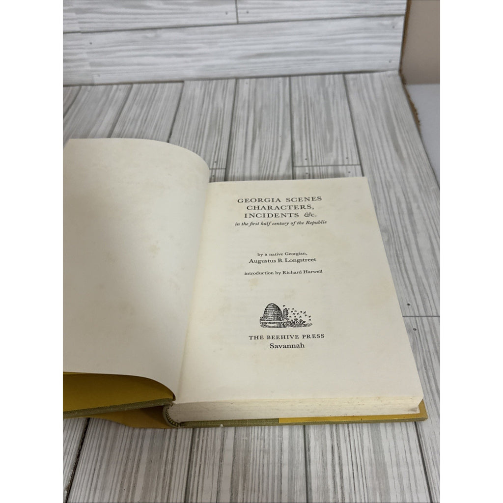 Georgia Scenes by Augustus Baldwin Longstreet 1975