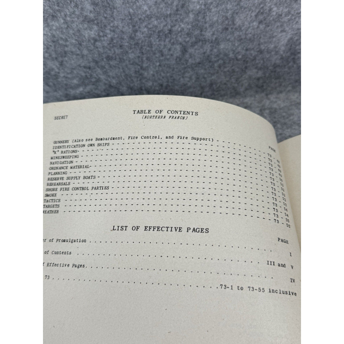 WWII Secret D-Day Intelligence Bulletin No 19 Operation Overlord US Fleet