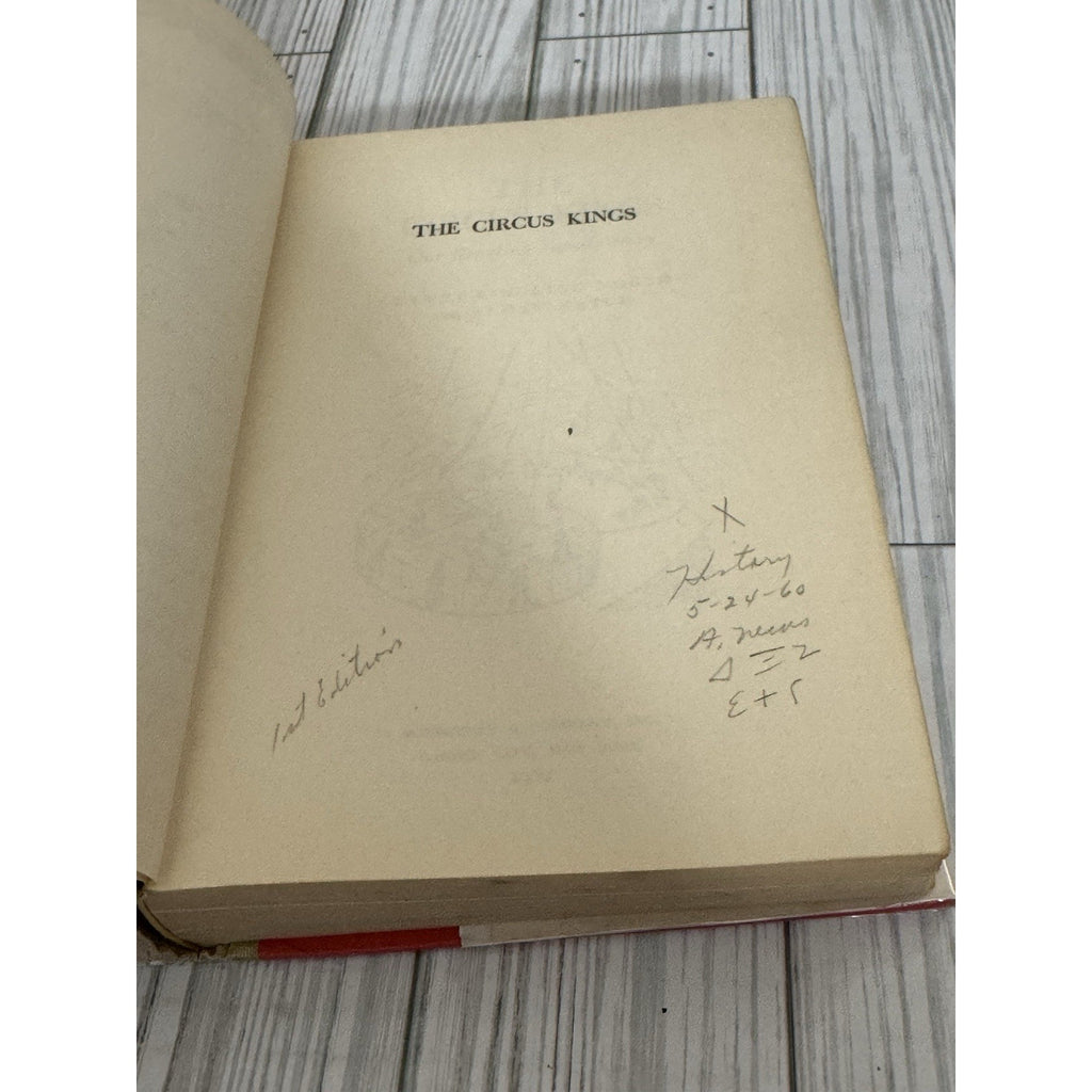 The Circus Kings Ringling Family Story 1960 1st Ed HC DJ + Inserts