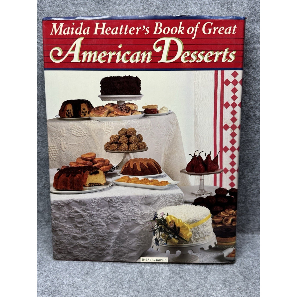 Maida Heatter’s Book of Great American Desserts 1985 First Edition Hardcover