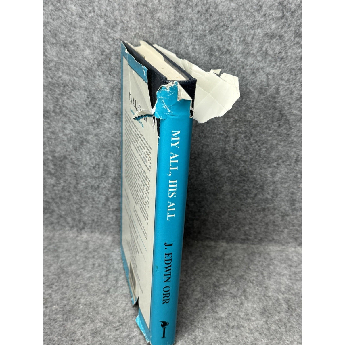 My All His All J. Edwin Orr 1989 Hardcover DJ Billy Graham Christian Revival