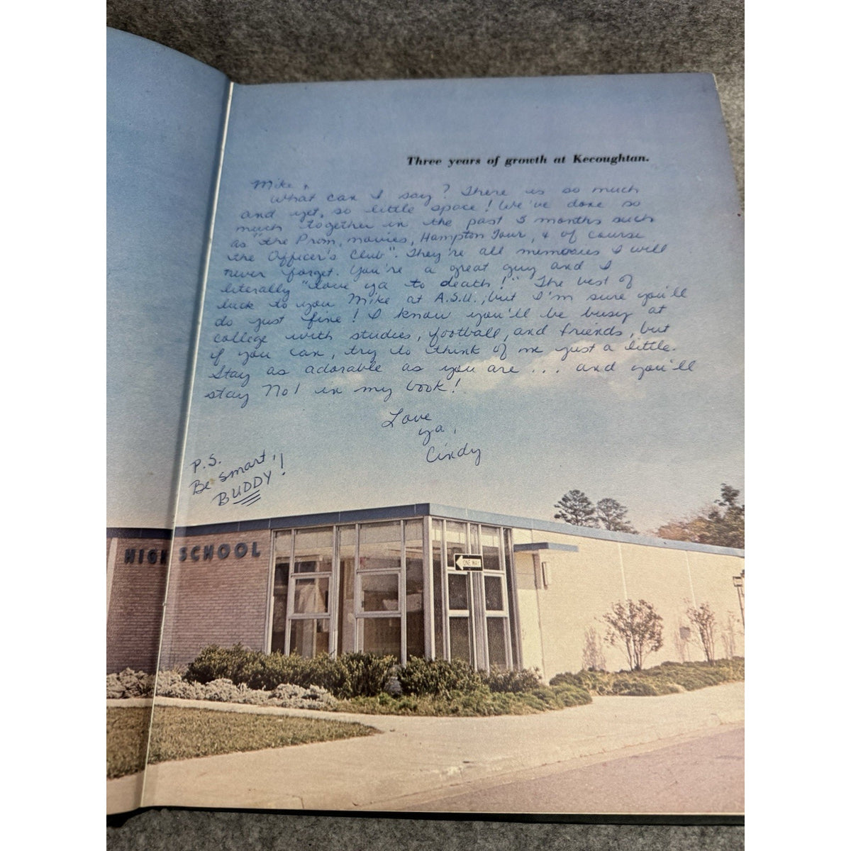 1969 Kecoughtan High School Tomahawk Yearbook Hampton VA Football HC