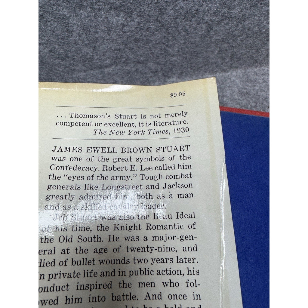 Civil War JEB STUART John W Thomason 1970 Illustrated Maps Hardcover DJ