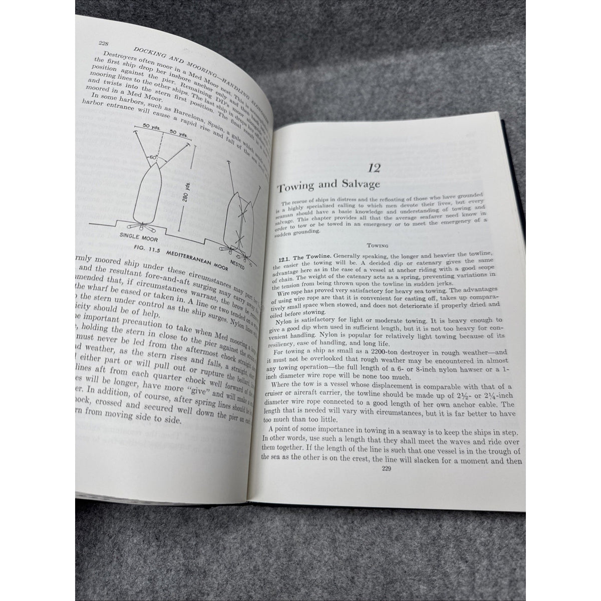 Knight's Modern Seamanship 14th Edition 1966 Hardcover With Illustrated Pages