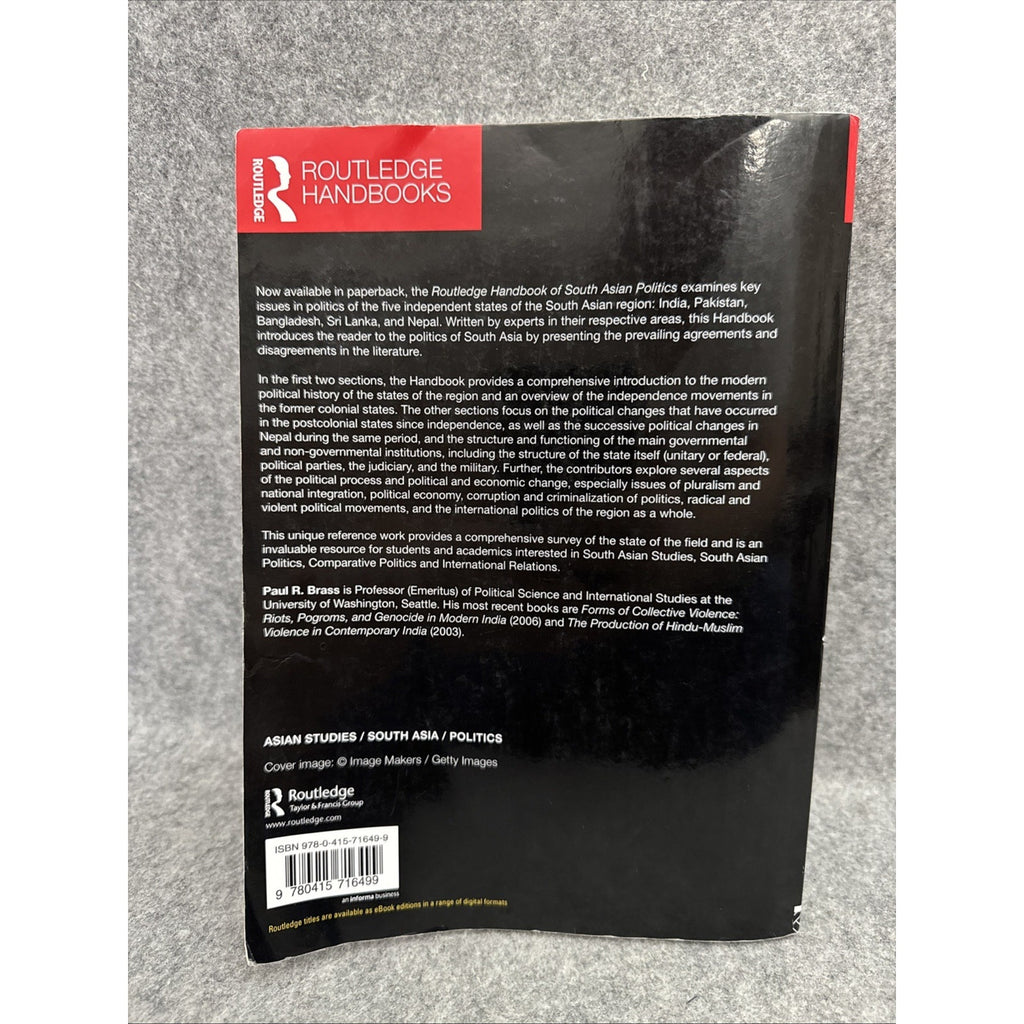 Routledge Handbook of South Asian Politics : India, Pakistan, Bangladesh, Sri...