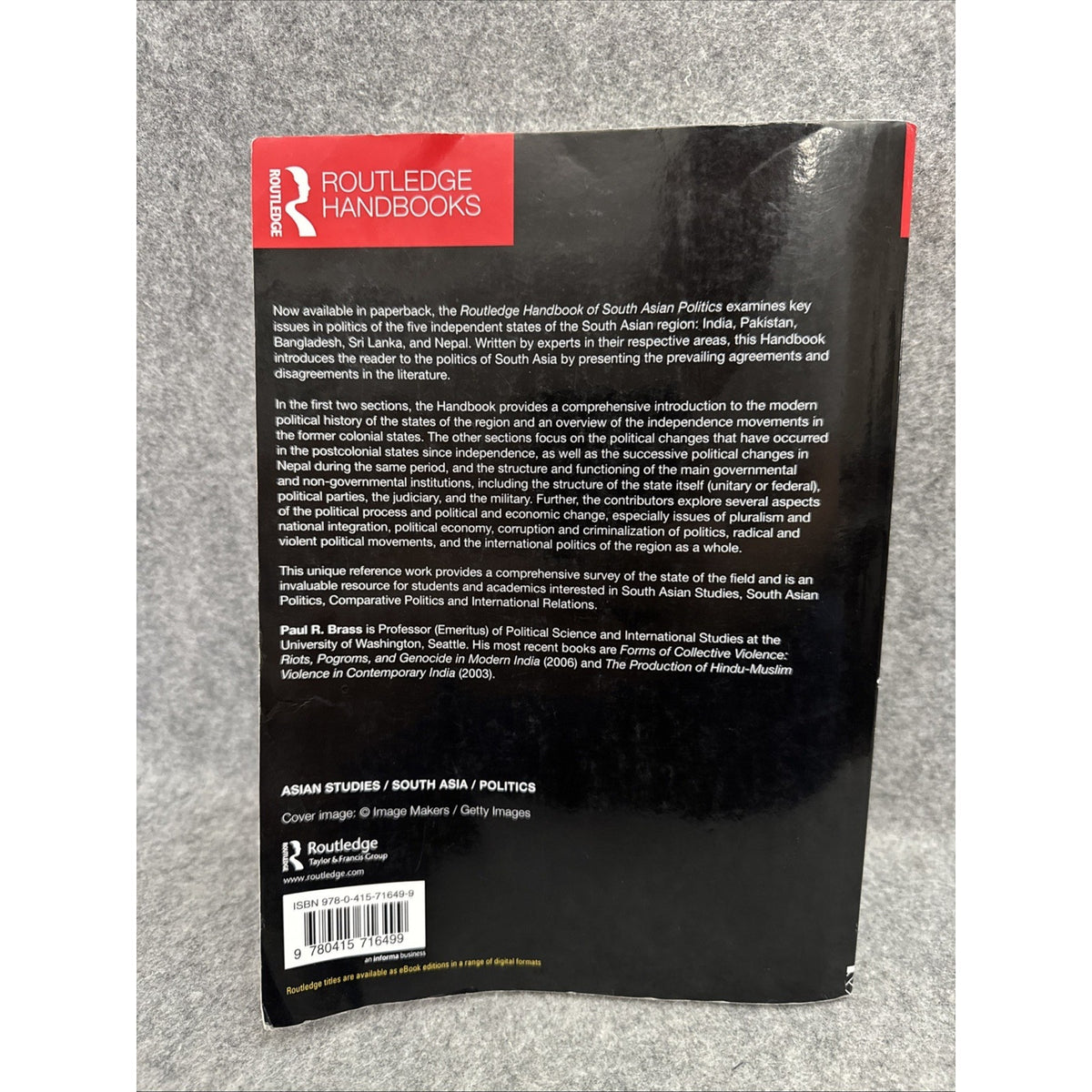 Routledge Handbook of South Asian Politics : India, Pakistan, Bangladesh, Sri...