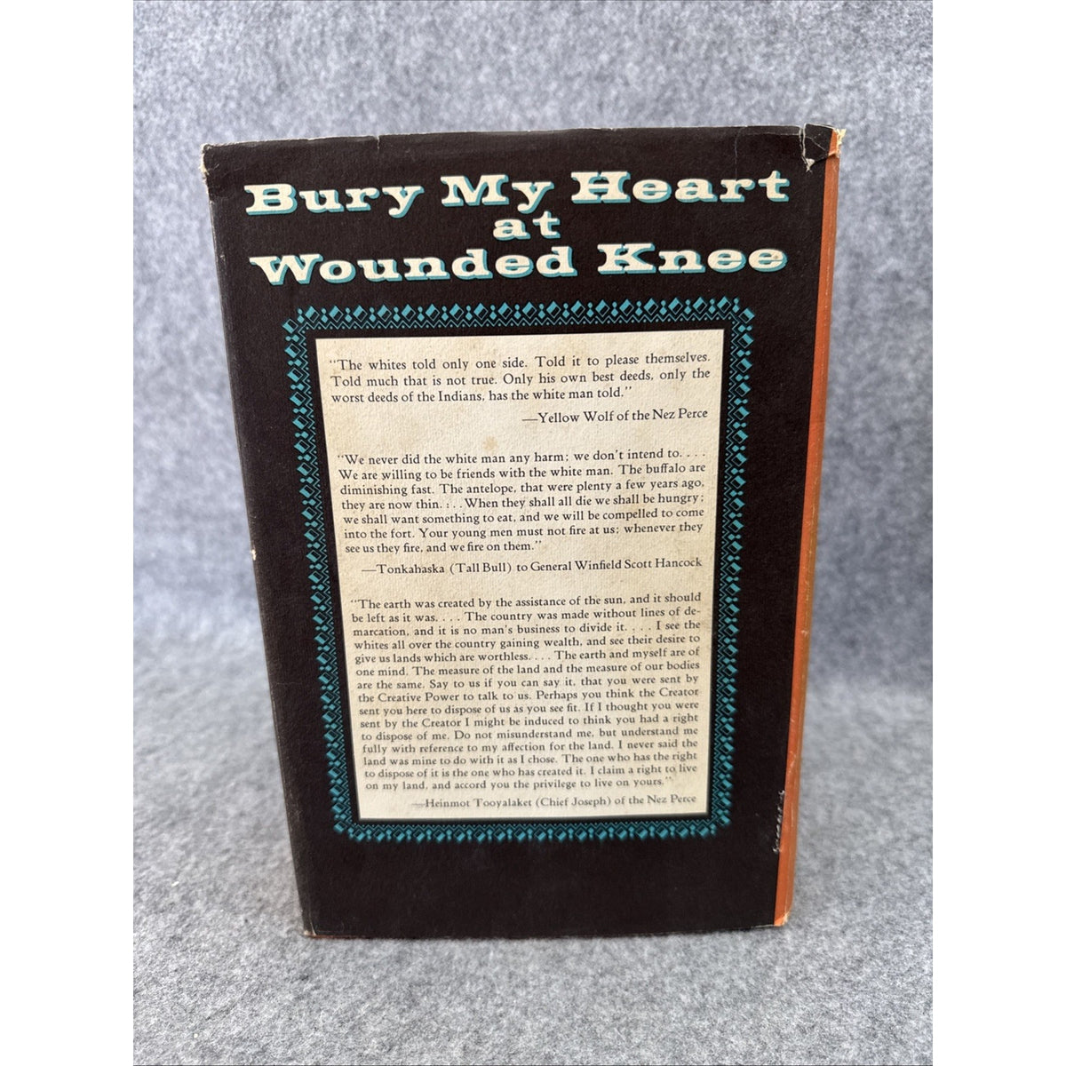Bury My Heart At Wounded Knee Dee Brown 1971 Hard Cover W/ Dust Jacket 7th Print