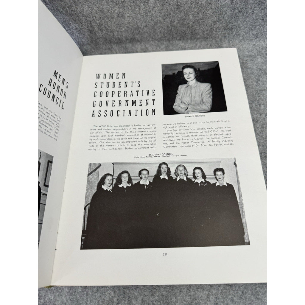 1948 Colonial Echo William & Mary College Yearbook Williamsburg VA HC