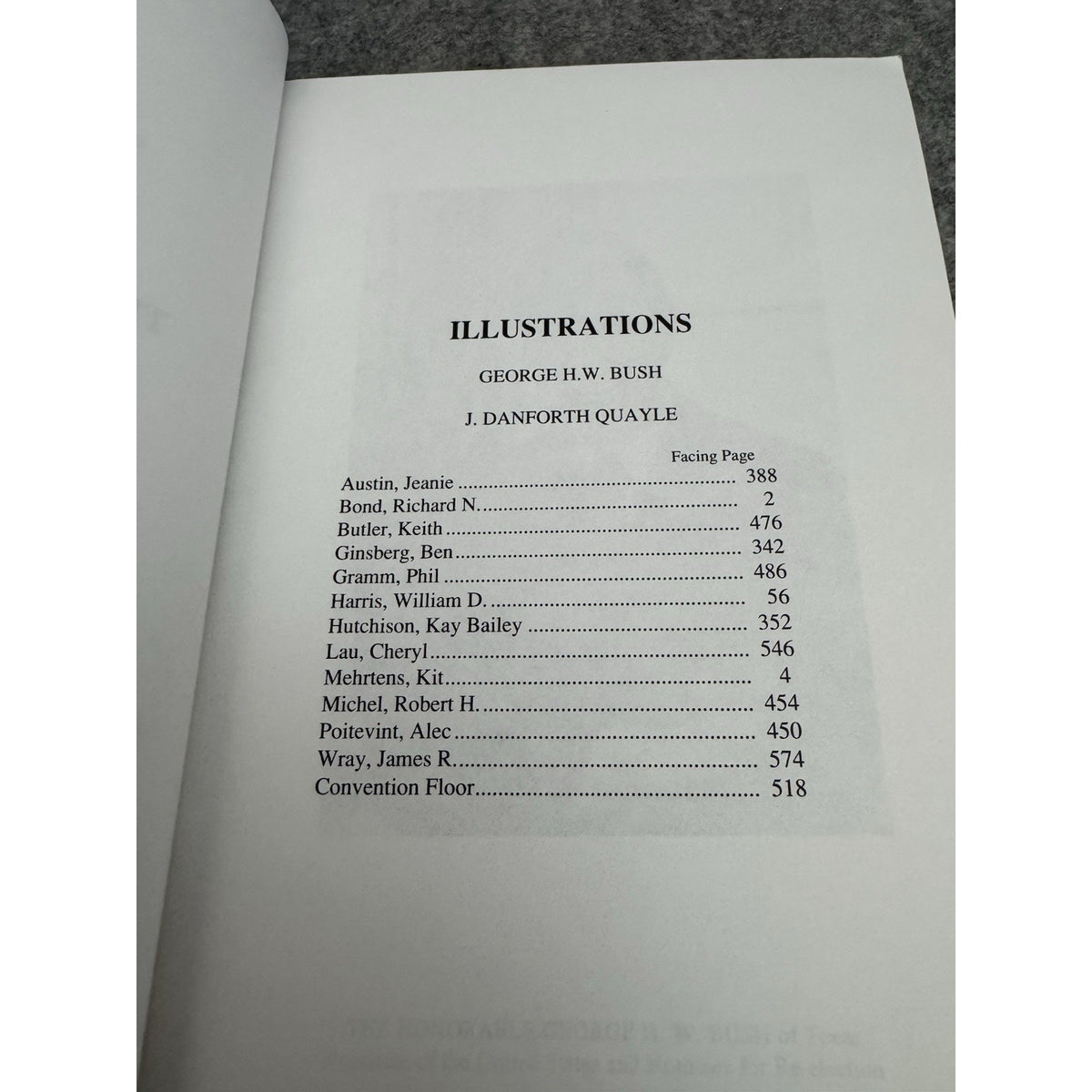 1992 Republican National Convention Official Report Houston TX Bush Quayle