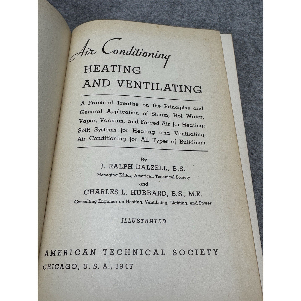 Air Conditioning Heating & Ventilating Dalzell Hubbard 1947 HVAC HC