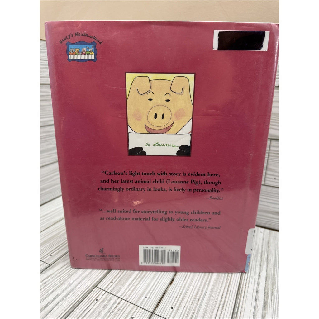 Louanne Pig in the Mysterious Valentine by Nancy Carlson (2004, Hardcover)