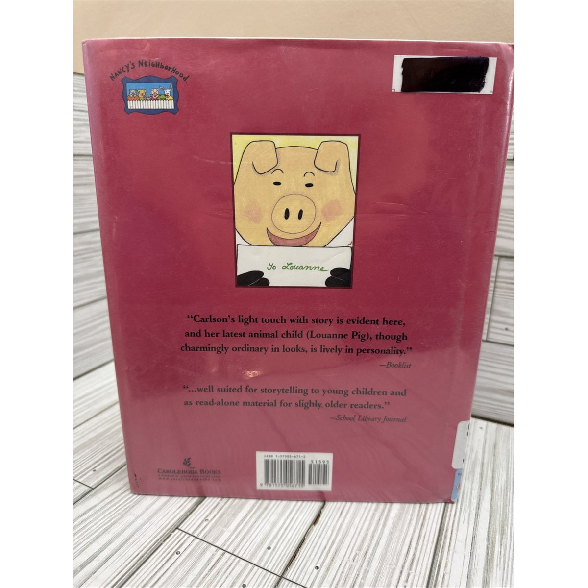 Louanne Pig in the Mysterious Valentine by Nancy Carlson (2004, Hardcover)