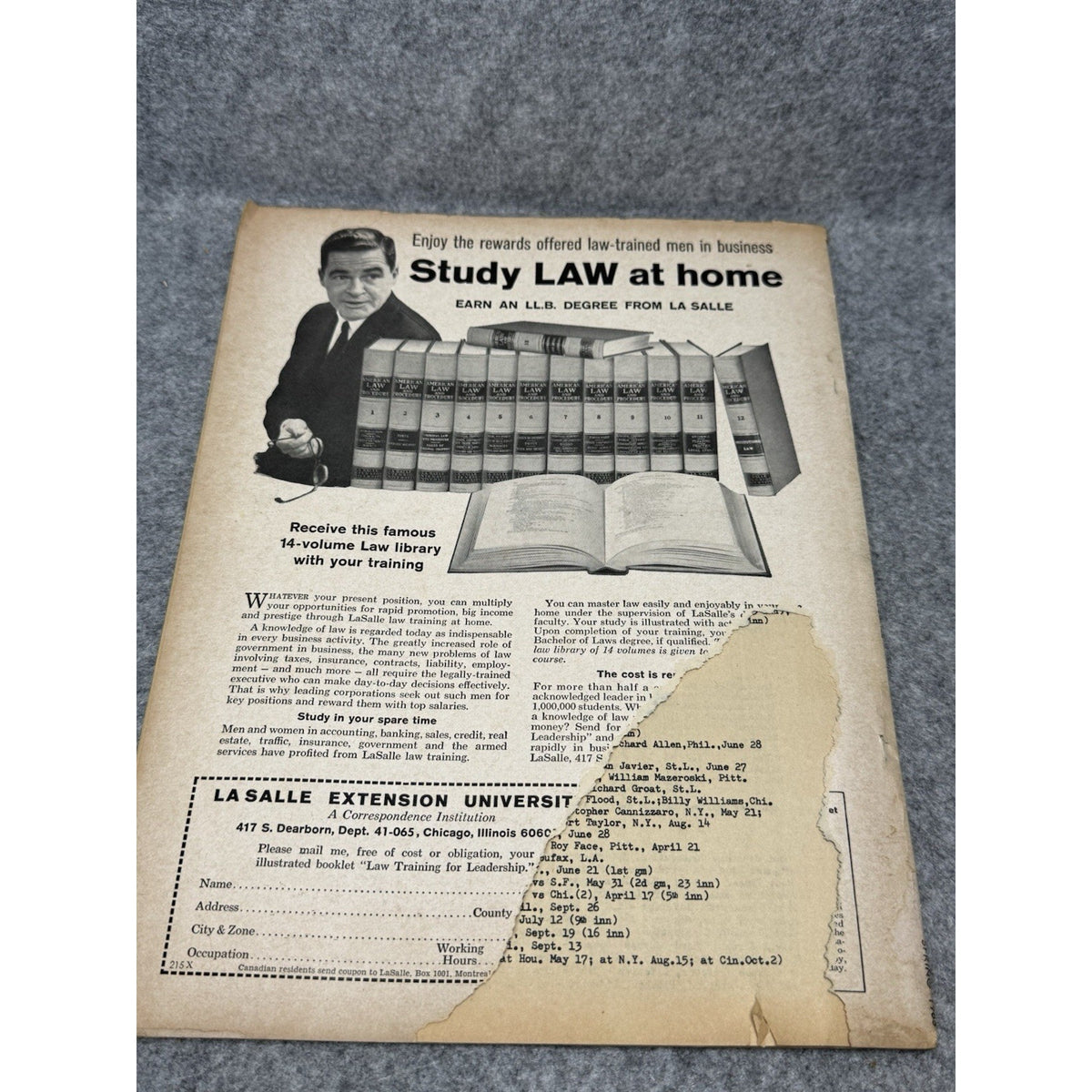 1965 Sports Special Baseball Magazine Mickey Mantle Willie Mays Trade Cover