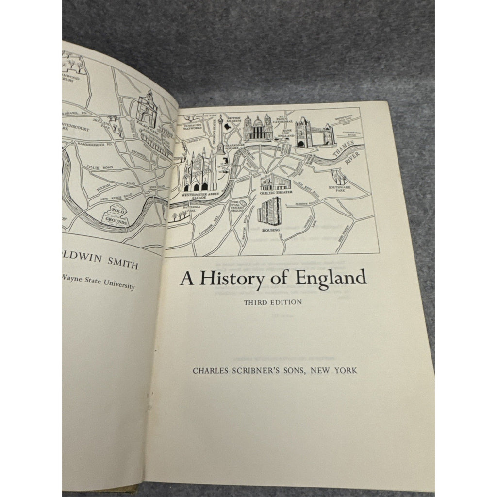 A History of England by Goldwin Smith HC 3rd Edition Very Good 1966