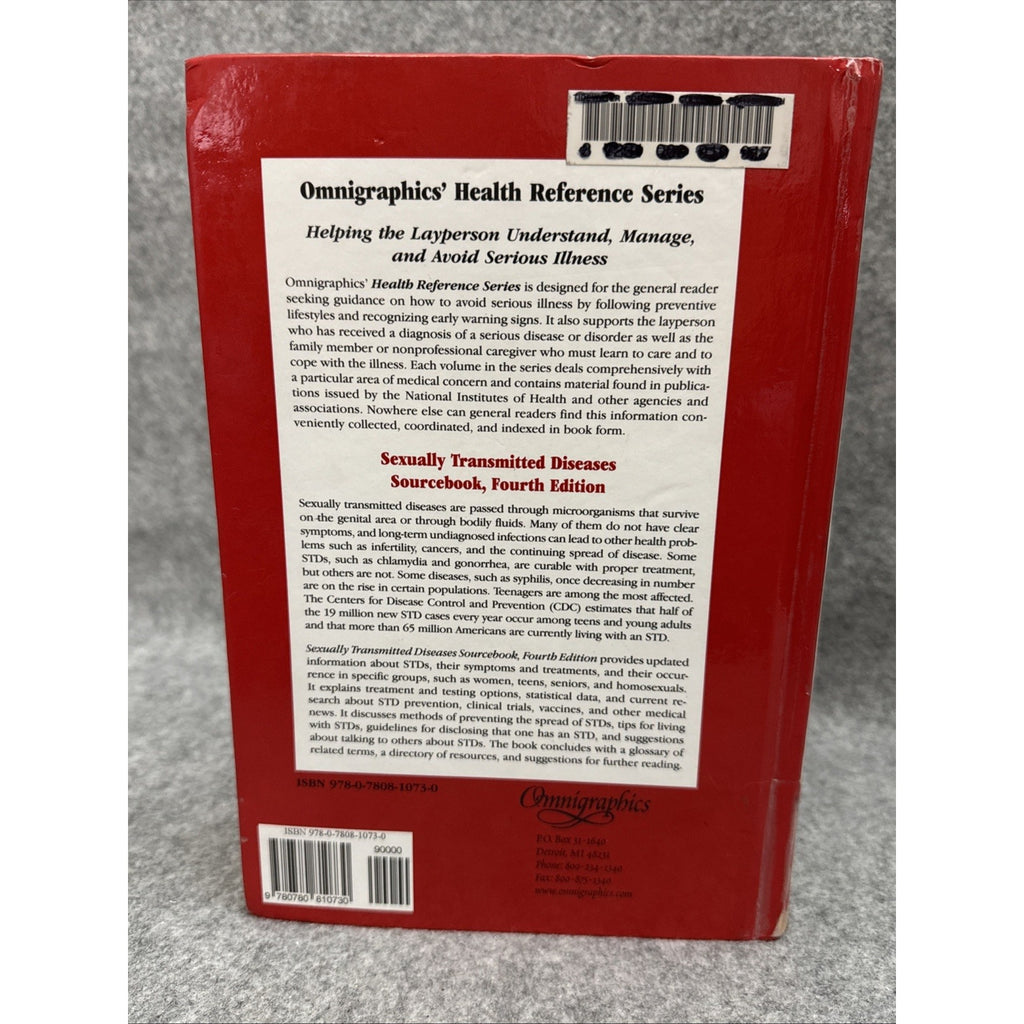 Health Reference Ser.: Sexually Transmitted Diseases Sourcebook : Basic Consumer