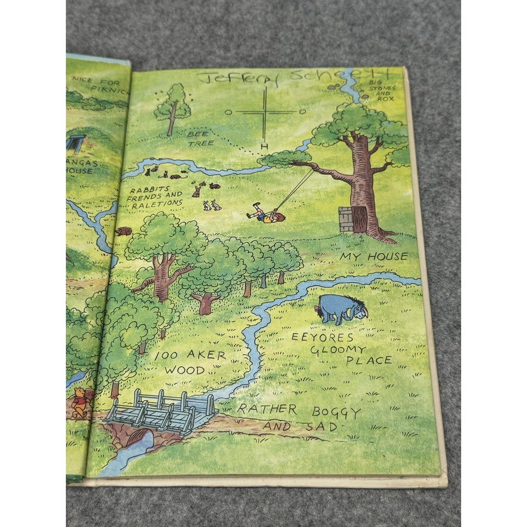 Winnie the Pooh and a Day for Eeyore 1983 Disney Hardcover Book Club Edition