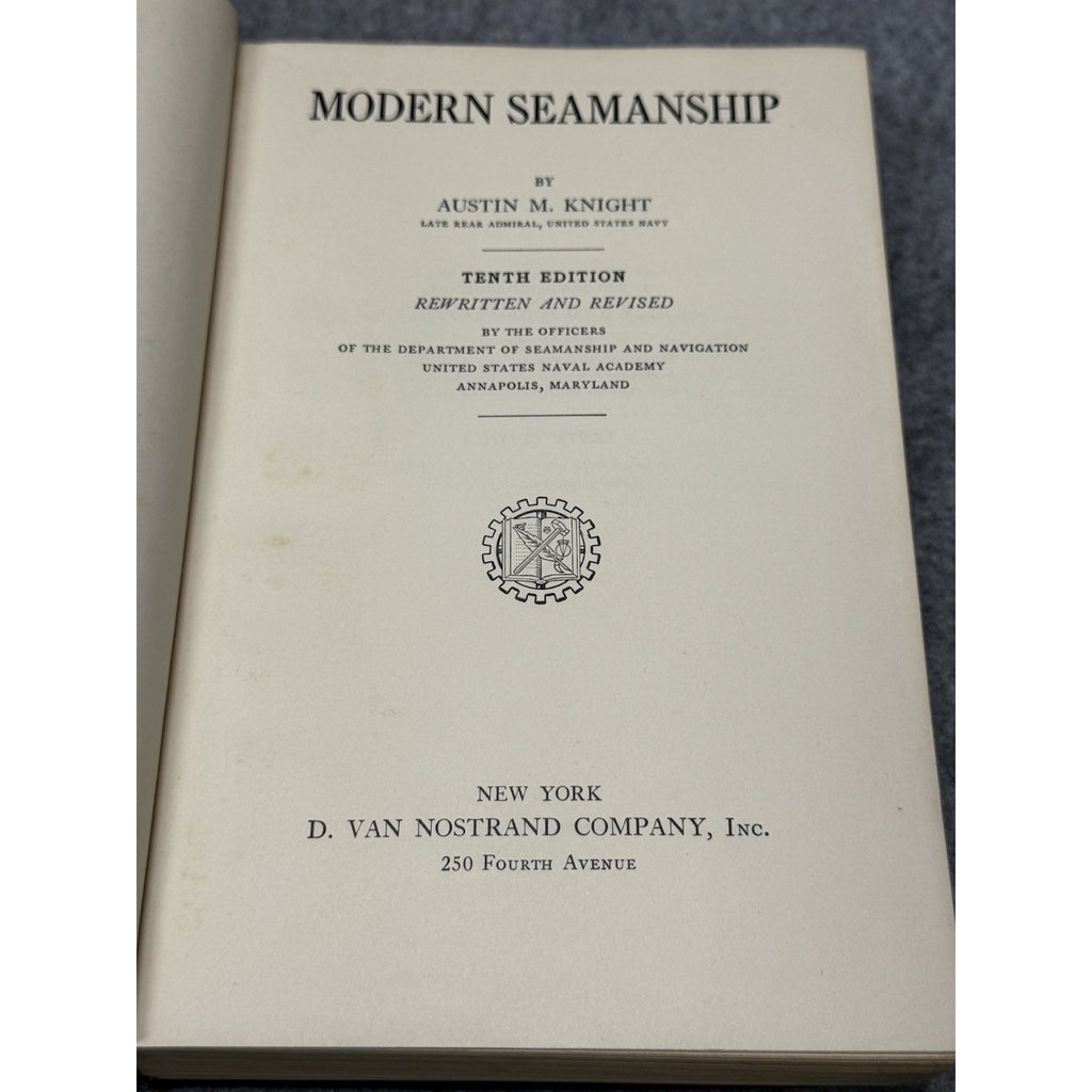1942 WWII Knight’s Modern Seamanship US Naval Academy Navy Maritime Book