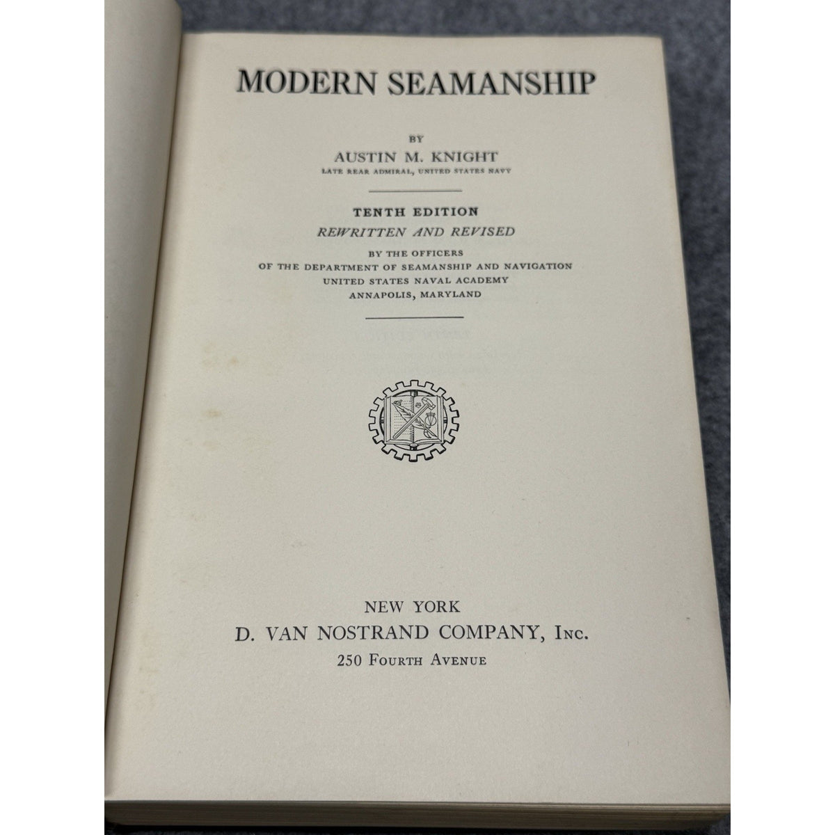 1942 WWII Knight’s Modern Seamanship US Naval Academy Navy Maritime Book