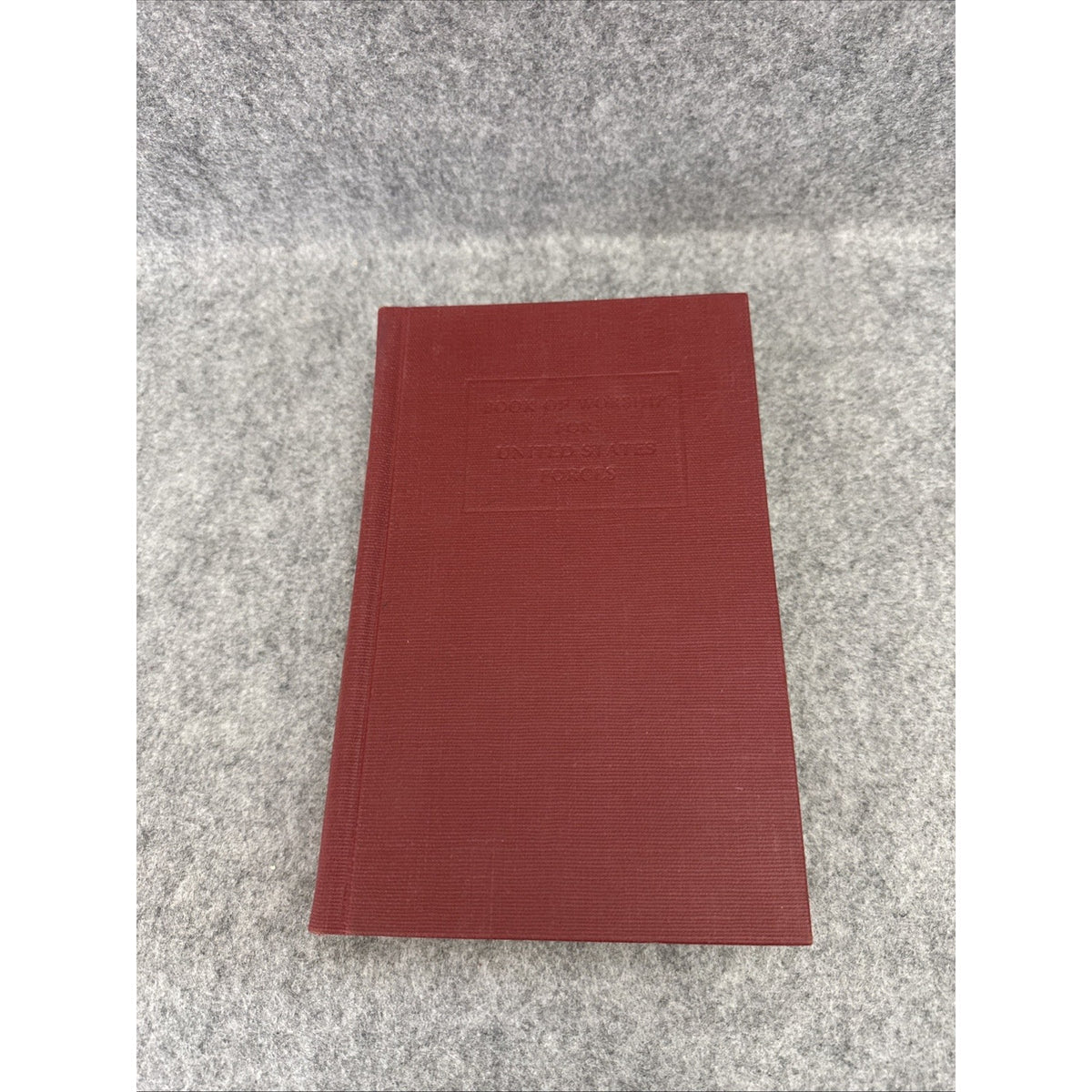 Book of Worship for United States Forces 1974 US Gov Hymnal HC