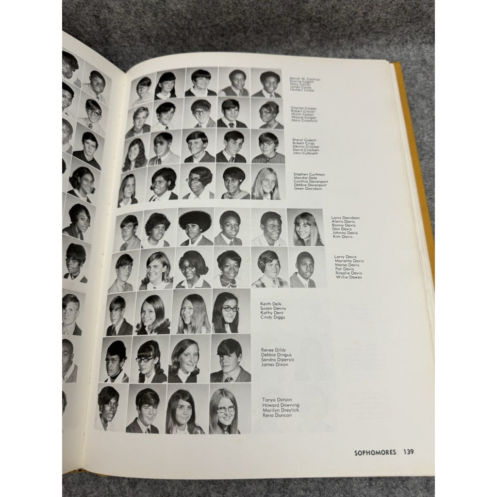 Krabba 1971 Hampton High School Yearbook Hampton Virginia HC