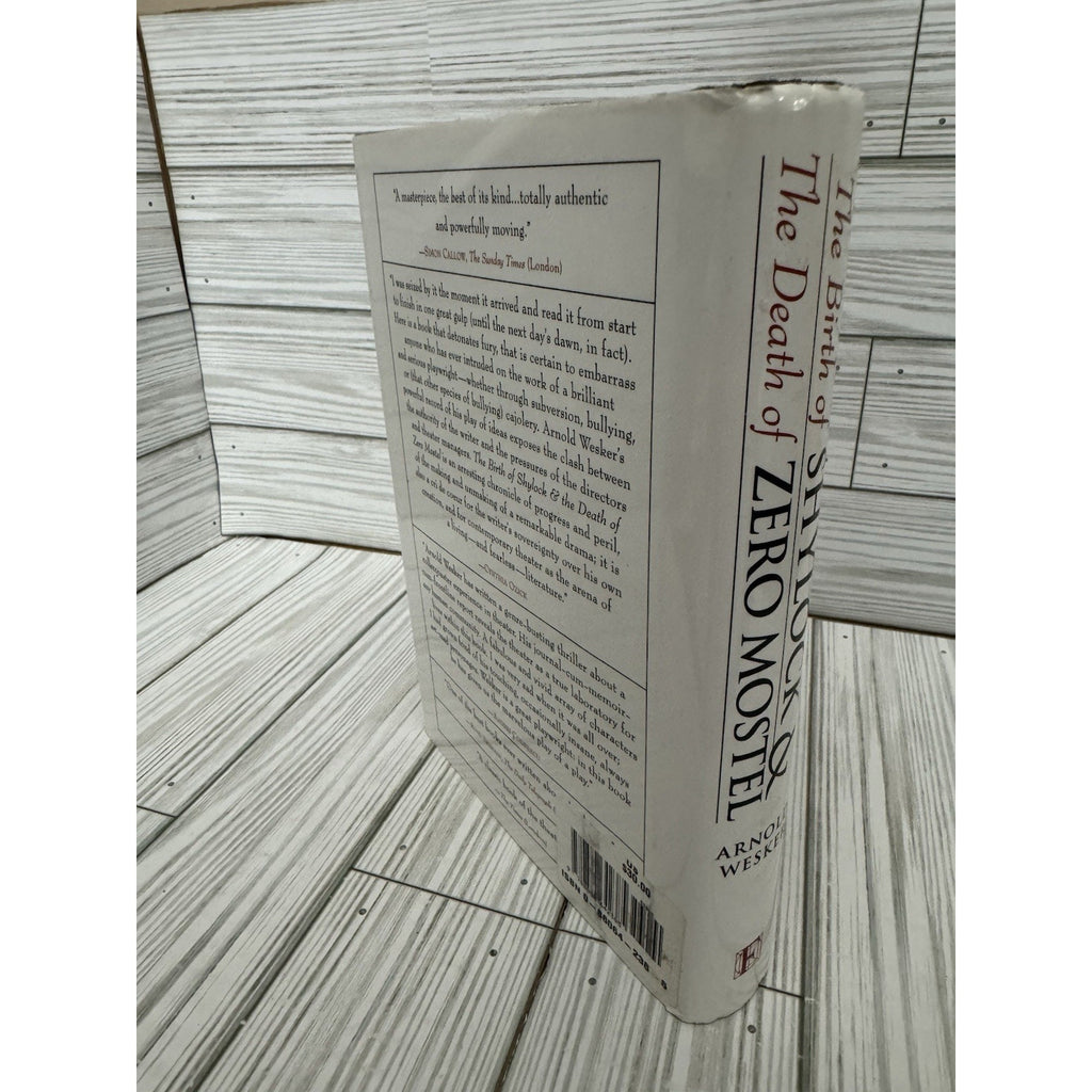 Arnold Wesker Birth of Shylock Death of Zero Mostel 1st Ed 1999 HC DJ