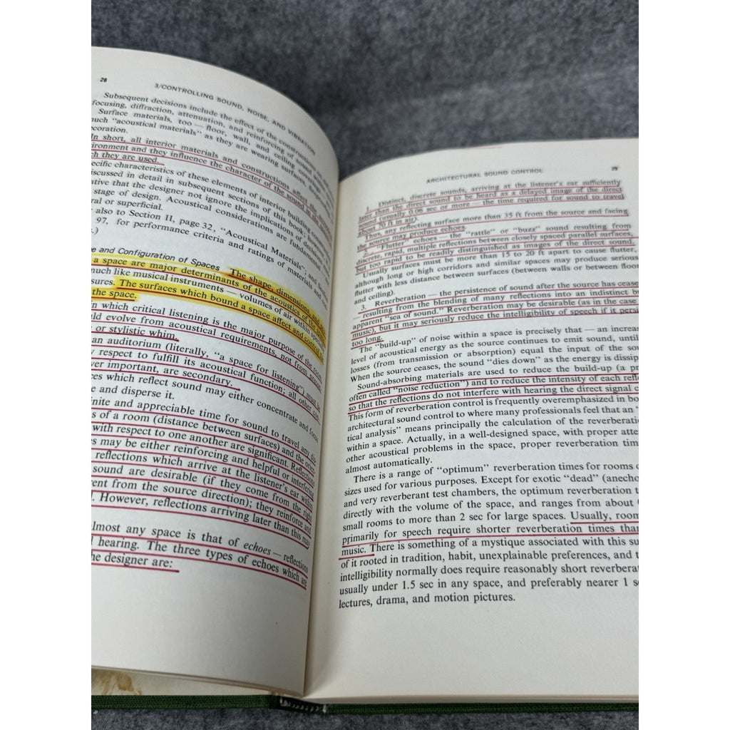Sound Noise and Vibration Control Lyle F. Yerges 1969 Hardcover Engineering