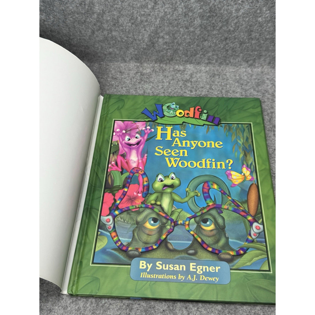 2002 Has Anyone Seen Woodfin? Susan Egner SIGNED Inscribed Hardcover DJ
