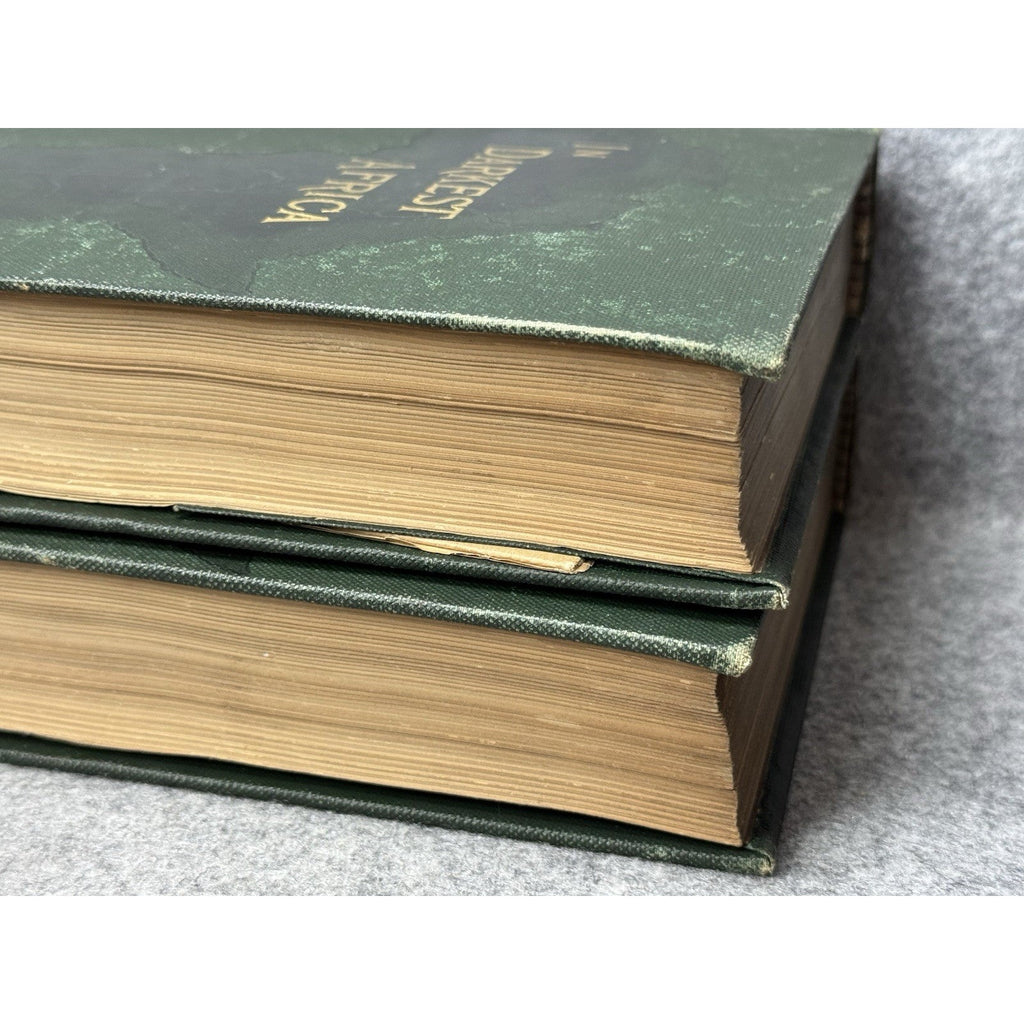 1891 In Darkest Africa Henry M Stanley 2 Vol Set Illustrated Both Folding Maps