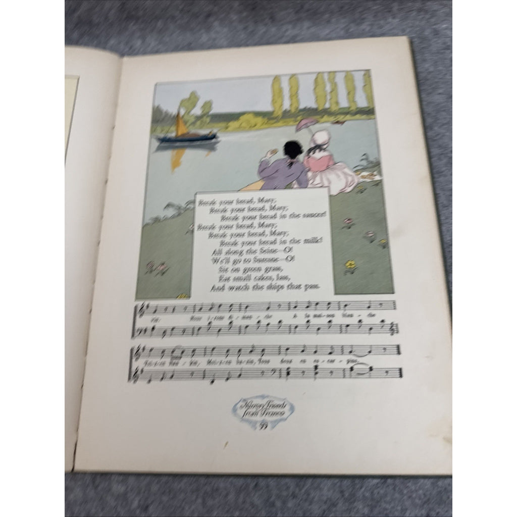 Nursery Friends From France Travelship Book House for Children 1927 Collectible