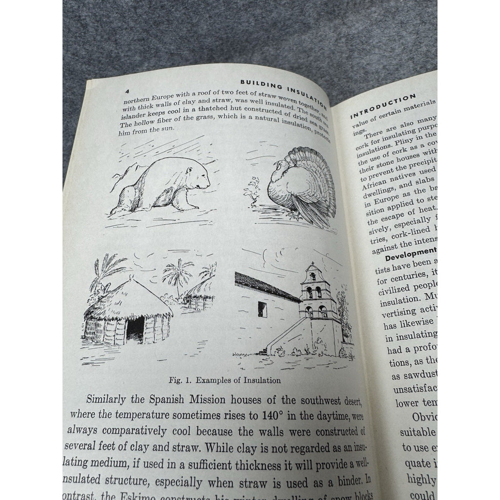 1952 Building Insulation Paul D Close Heat Sound Construction 4th Ed HC