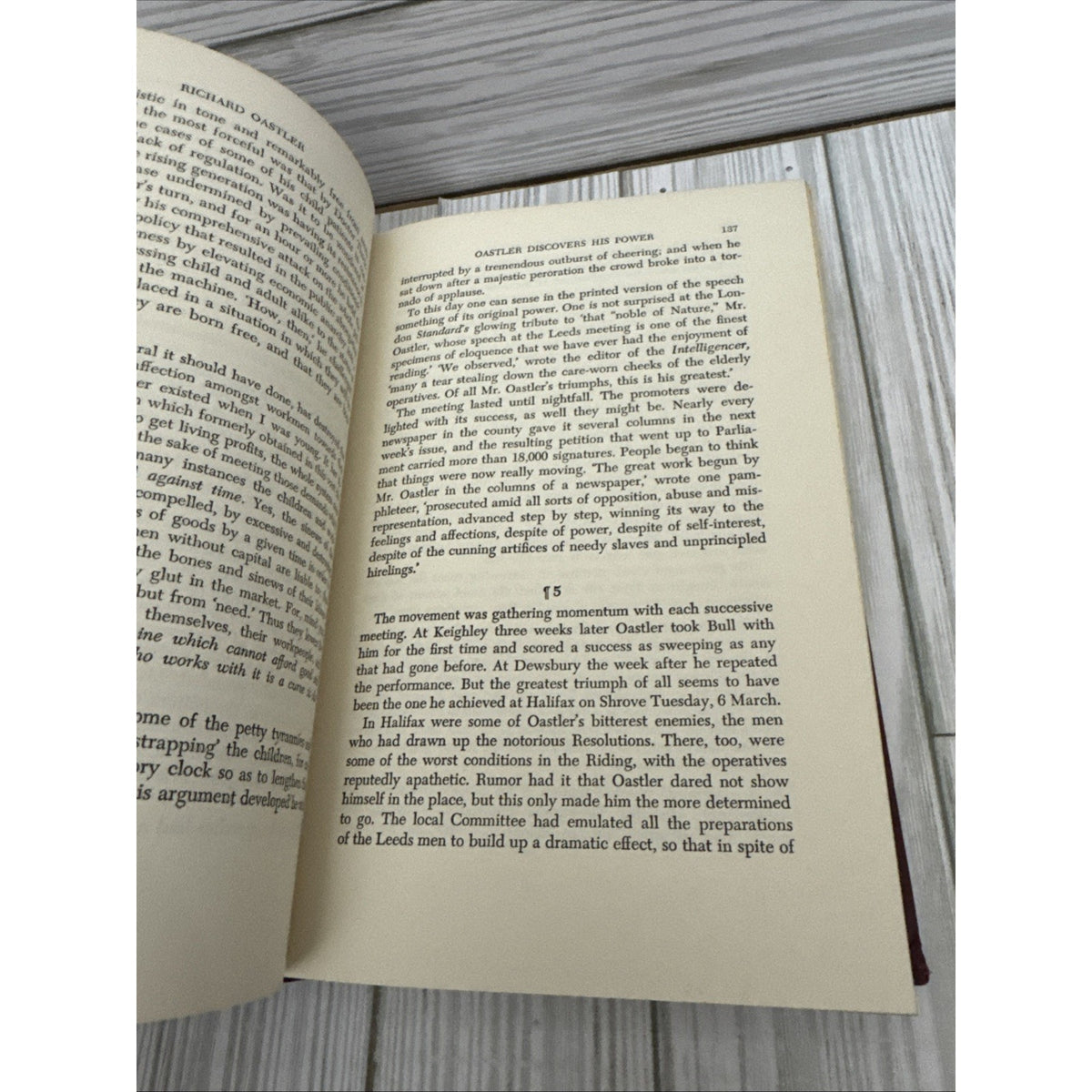 Tory Richard - The Life of Richard Oastler by Cecil Driver Hardcover 1946