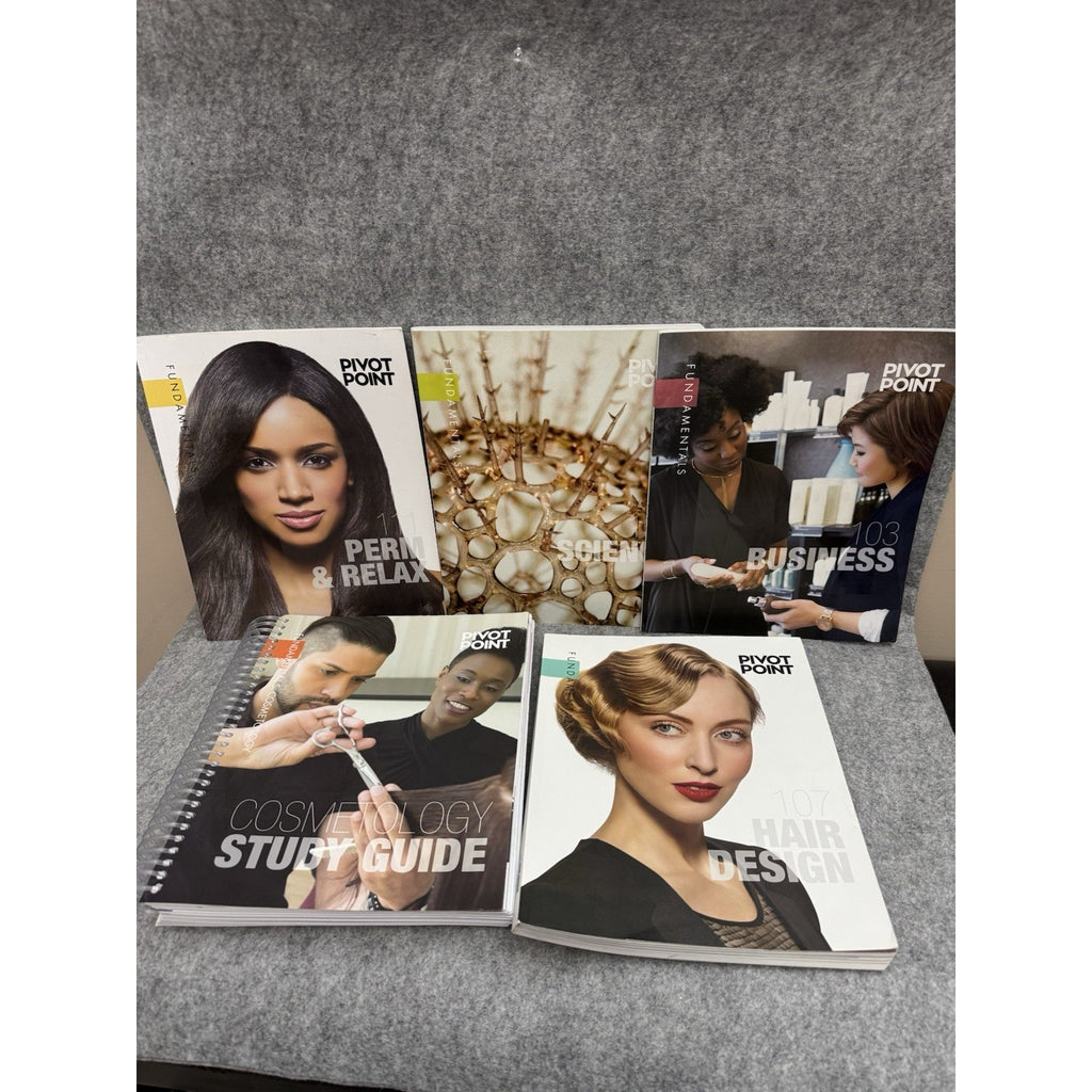 Pivot Point Fundamentals Cosmetology Textbook Set Science Color Nails