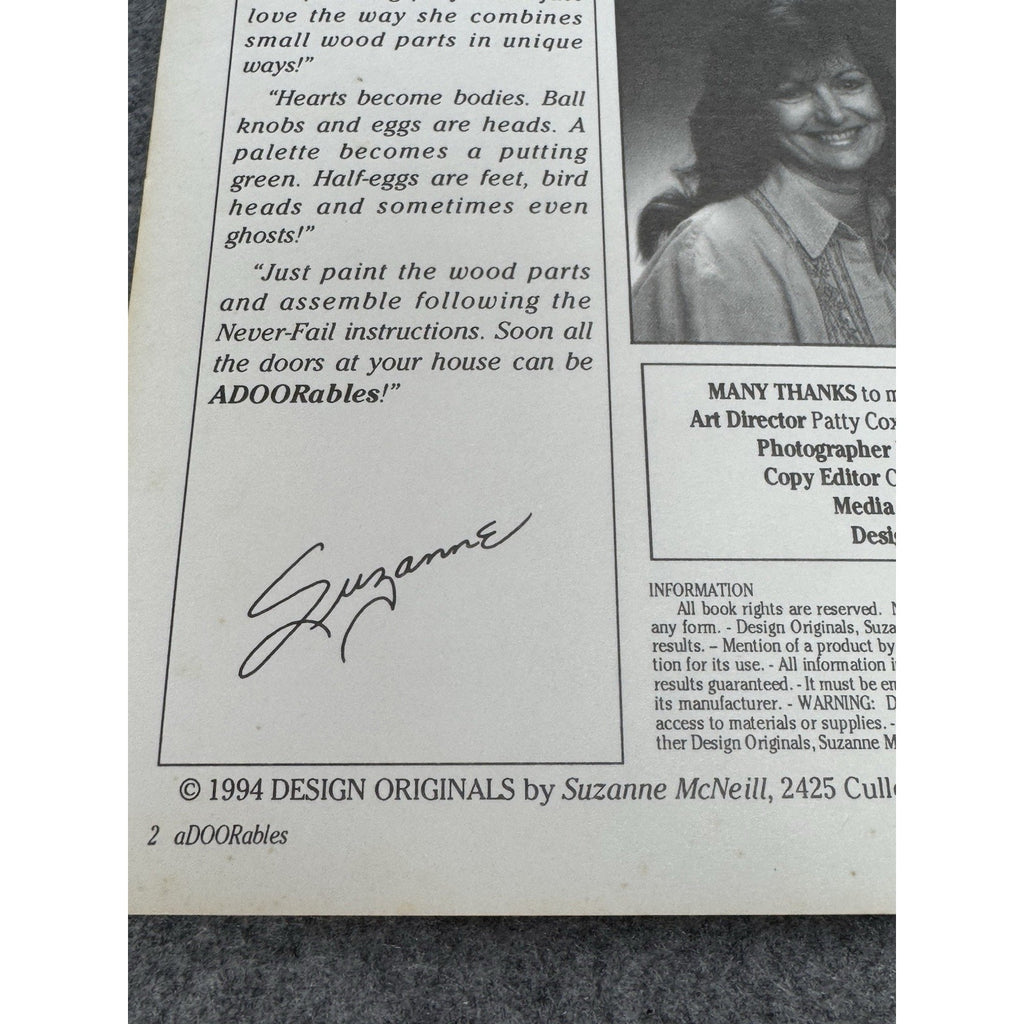 aDOORables Julie McGuffee 1994 Door Hanger Painting Patterns 24 Designs