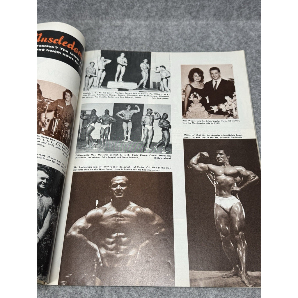 1966 Muscular Development Magazine Bill Pearl Reg Park Vintage Bodybuilding