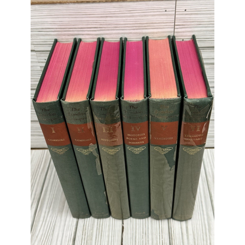 London Shakespeare 6 Vol Set Eyre Spottiswoode 1957 HC Comedies Histories