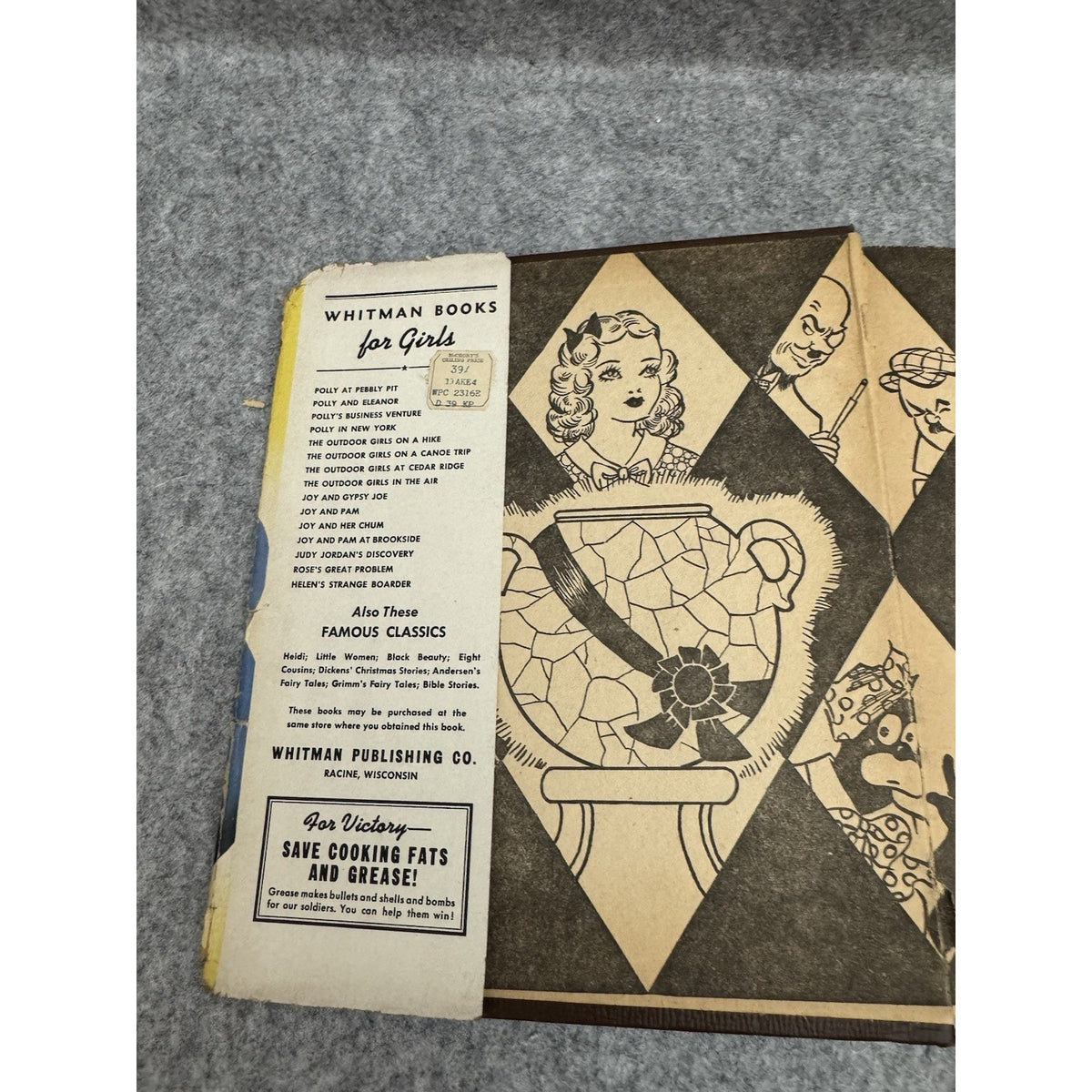 1943 Boots and the Mystery of the Unlucky Vase Edgar Martin HC DJ