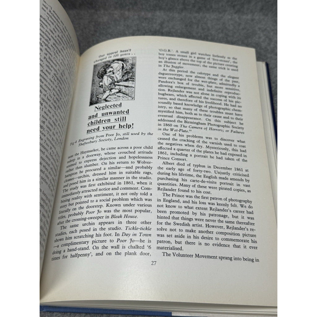 1973 Father of Art Photography O G Rejlander Jones First US Edition HC DJ
