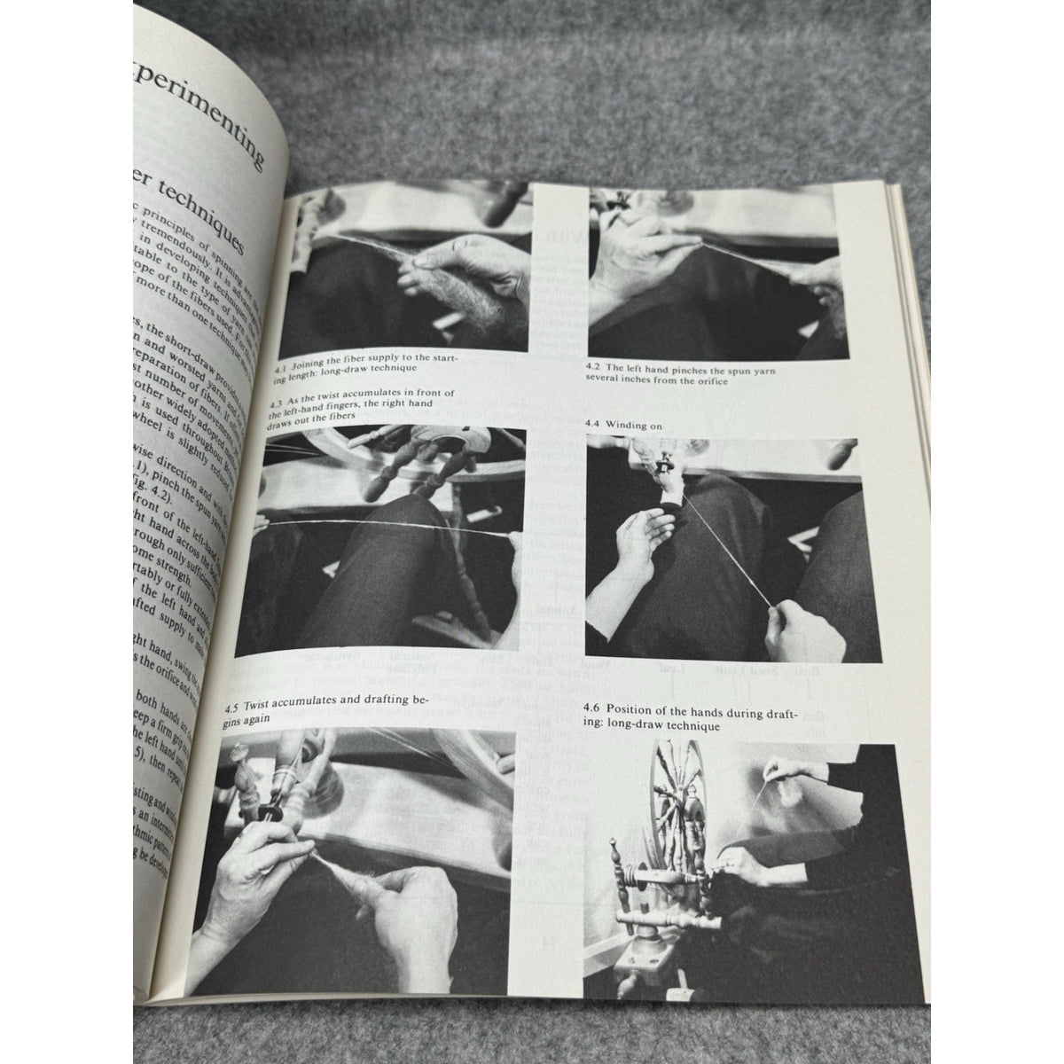 Handspinning Eliza Leadbeater 1983 Wool Yarn Spinning Wheels Illustrated Guide