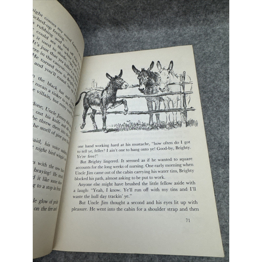 Brighty of the Grand Canyon by Marguerite Henry 1969 Softcover