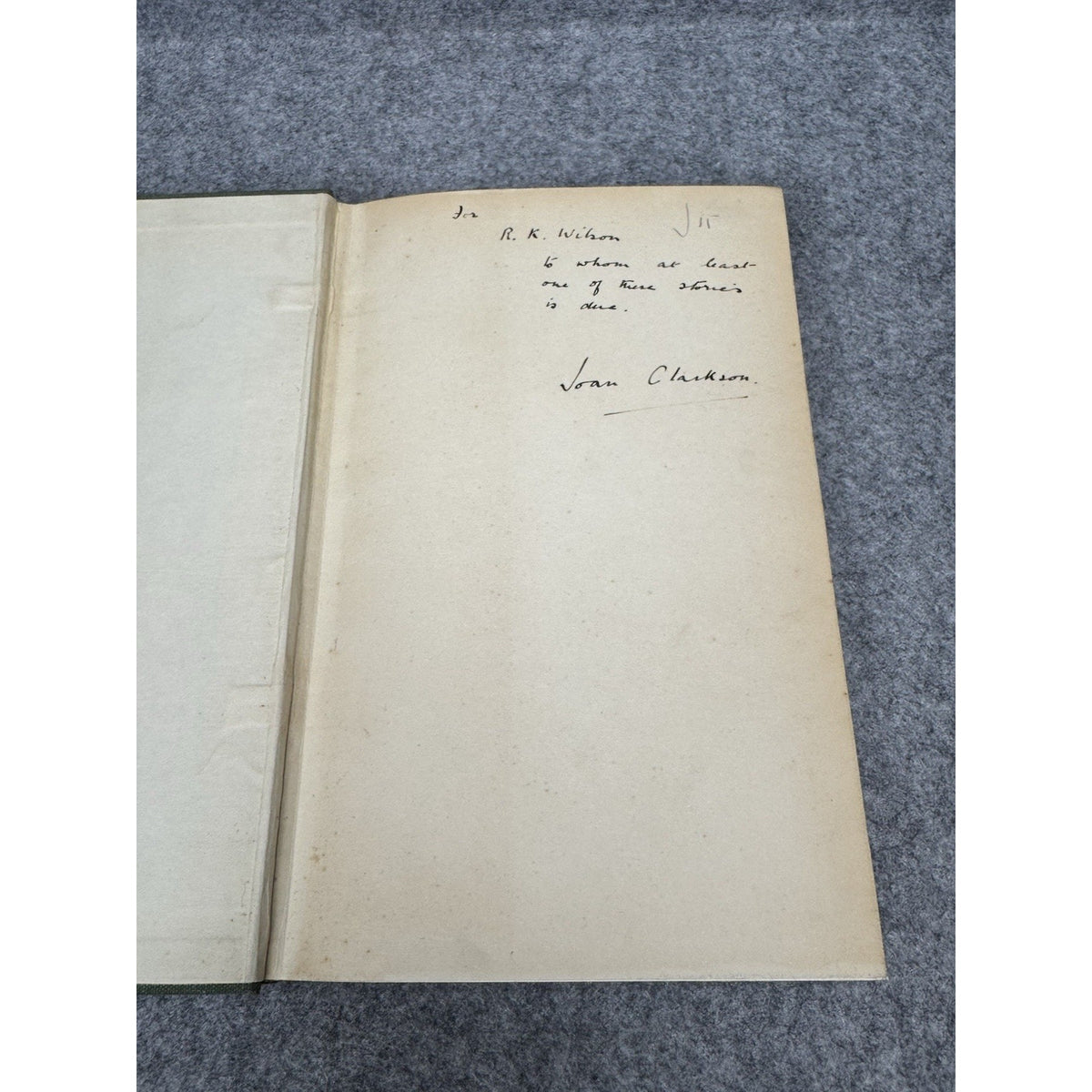 Back Casts and Backchat Joan Clarkson Signed Inscribed 1936 First Impression