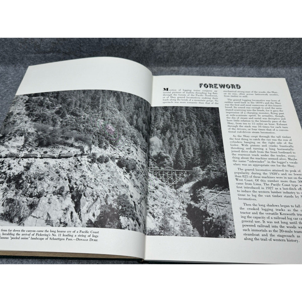 1970 Pacific Coast Shay Strong Man Woods Dan Ranger Logging Railroad HC